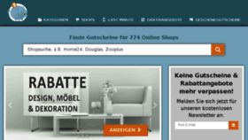 What Gutscheine4free.de website looked like in 2018 (5 years ago)