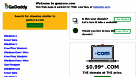 What Gonsure.com website looked like in 2018 (5 years ago)
