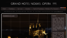 What Grand-hotel-nouvel-opera.com website looked like in 2018 (5 years ago)