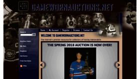 What Gamewornauctions.net website looked like in 2018 (5 years ago)