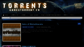 What Gamestorrent.co website looked like in 2018 (5 years ago)