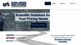 What Globalpricingsolutions.com website looked like in 2018 (5 years ago)