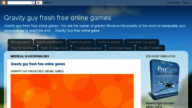 What Gravity-guy-fresh-free-online-games.blogspot.com website looked like in 2018 (5 years ago)