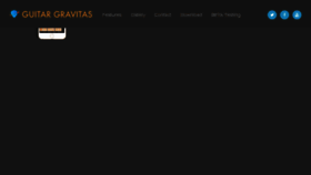 What Guitargravitas.com website looked like in 2018 (5 years ago)