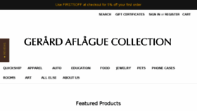 What Gerardaflaguecollection.com website looked like in 2018 (5 years ago)