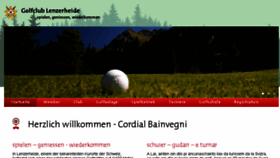 What Golf-lenzerheide.ch website looked like in 2018 (5 years ago)
