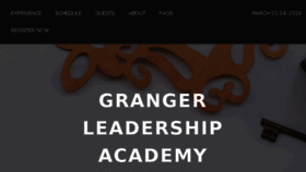 What Grangerleadershipacademy.com website looked like in 2018 (5 years ago)