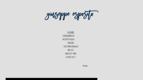 What Giuseppeesposito.com website looked like in 2018 (5 years ago)