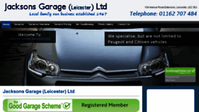 What Garageservicesleicester.com website looked like in 2018 (5 years ago)
