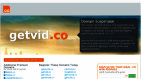 What Getvid.co website looked like in 2018 (5 years ago)