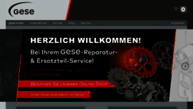 What Gese-gmbh.de website looked like in 2018 (5 years ago)
