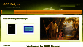 What God-reigns.webnode.com website looked like in 2018 (5 years ago)