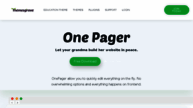 What Getonepager.com website looked like in 2018 (5 years ago)