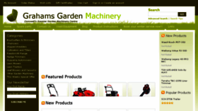 What Grahamsgardenmachinery.co.uk website looked like in 2018 (5 years ago)