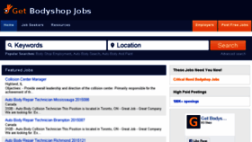 What Getbodyshopjobs.net website looked like in 2018 (5 years ago)