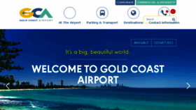 What Goldcoastairport.com.au website looked like in 2018 (5 years ago)