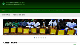 What Ghananurses.org website looked like in 2018 (6 years ago)