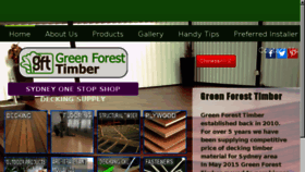What Gftimber.com.au website looked like in 2018 (5 years ago)