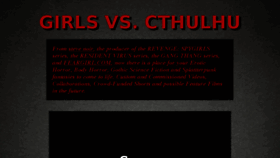 What Girlsvscthulhu.com website looked like in 2018 (5 years ago)