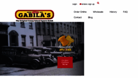 What Gabilas.com website looked like in 2018 (5 years ago)