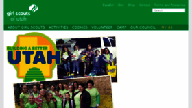 What Gsutah.org website looked like in 2018 (5 years ago)