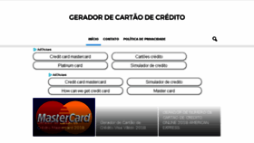 What Geradordecartaodecredito.info website looked like in 2018 (5 years ago)