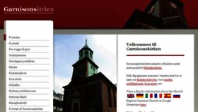 What Garnisonskirken.dk website looked like in 2018 (5 years ago)