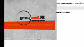 What Greycellpr.com website looked like in 2018 (5 years ago)