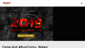 What Greatwelshmarathon.co.uk website looked like in 2018 (5 years ago)