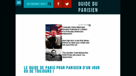 What Guideduparisien.fr website looked like in 2018 (5 years ago)