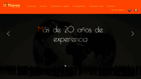 What Grupotitanes.com website looked like in 2018 (5 years ago)