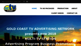 What Goldcoasttv.com.au website looked like in 2018 (5 years ago)