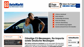 What Gs-automarkt.de website looked like in 2018 (5 years ago)