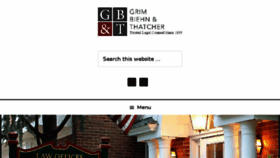 What Grimlaw.com website looked like in 2018 (5 years ago)