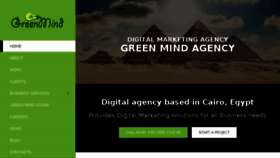 What Greenmindagency.com website looked like in 2018 (5 years ago)
