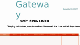 What Gatewayfamilytherapy.com website looked like in 2018 (5 years ago)