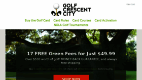 What Golfcrescentcity.com website looked like in 2018 (5 years ago)