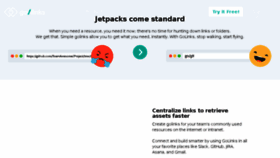 What Golinks.io website looked like in 2018 (7 years ago)