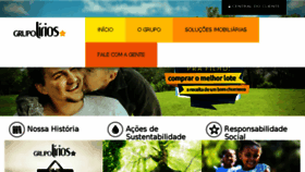 What Grupolirios.com.br website looked like in 2018 (5 years ago)