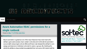 What Gi-architects.co.uk website looked like in 2018 (5 years ago)