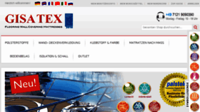 What Gisatex.de website looked like in 2018 (5 years ago)
