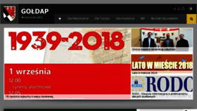 What Goldap.pl website looked like in 2018 (5 years ago)