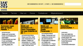 What Gemeindetag-bw.de website looked like in 2018 (5 years ago)
