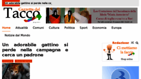 What Gazzettadaltacco.it website looked like in 2018 (5 years ago)