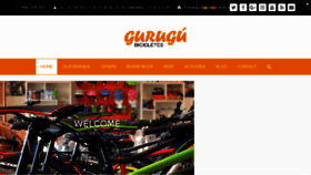 What Gurugubicicletes.com website looked like in 2018 (5 years ago)