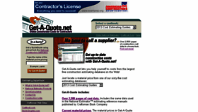 What Get-a-quote.net website looked like in 2018 (6 years ago)