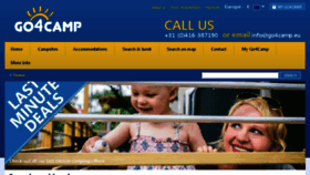 What Go4camp.eu website looked like in 2018 (5 years ago)