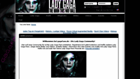 What Gagafans.de website looked like in 2018 (5 years ago)