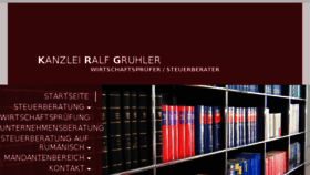 What Gruhler-partner.de website looked like in 2018 (5 years ago)