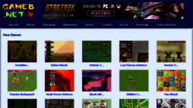 What Gameb.net website looked like in 2018 (5 years ago)